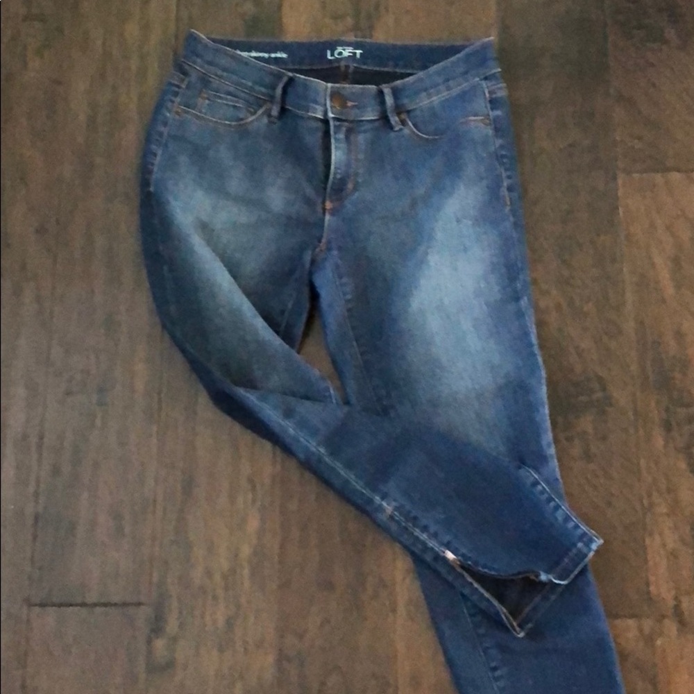 Loft ankle jeans